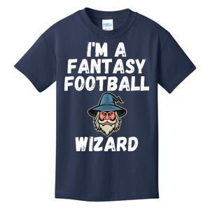 I’m A Fantasy Football Wizard, Funny Fantasy Football Guru Kids T-Shirt