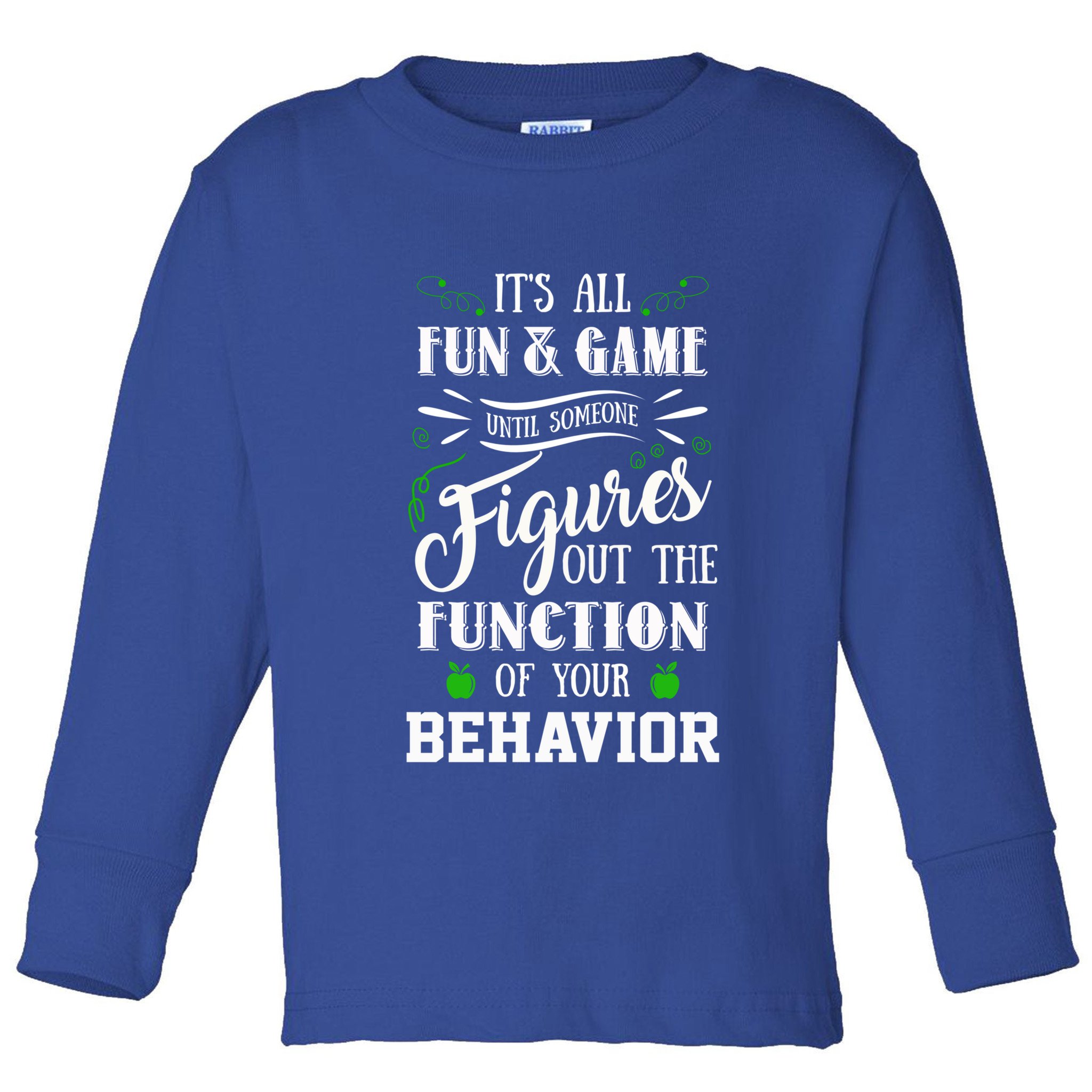 It's All Fun And Games Special Education Teacher Gift Toddler Long Sleeve Shirt