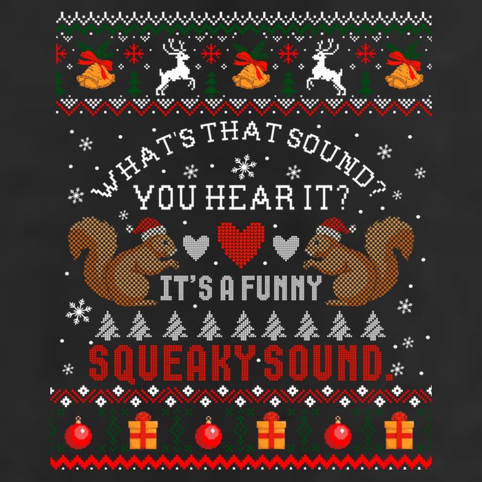 ItS A Funny Squeaky Sound Christmas Squirrel Ugly Funny Gift Cool Comfort Performance Bucket Hat