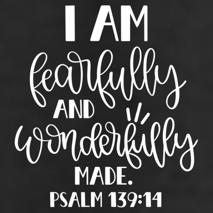 I Am Fearfully And Wonderfully Made Psalm 139:14 Christian Meaningful Gift Adult Drive Performance Visor