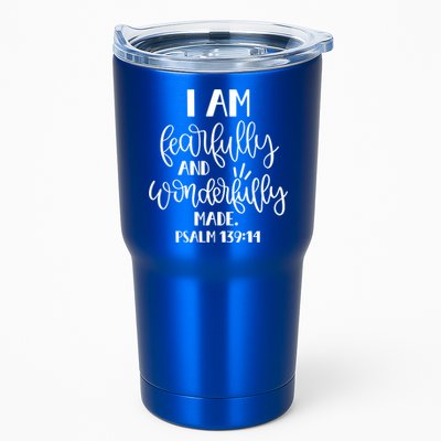 I Am Fearfully And Wonderfully Made Psalm 139:14 Christian Meaningful Gift Tumbler