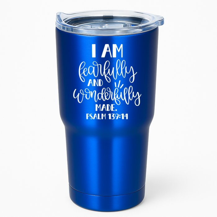 I Am Fearfully And Wonderfully Made Psalm 139:14 Christian Meaningful Gift Tumbler