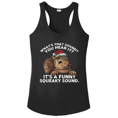 ItS A Funny Squeaky Sound Gift Funny Christmas Squirrel Gift Ladies PosiCharge Competitor Racerback Tank