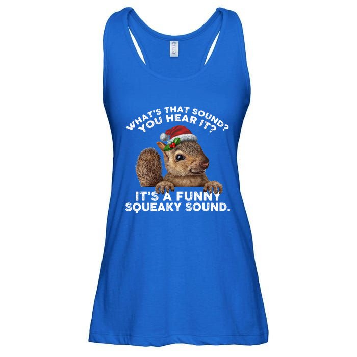 ItS A Funny Squeaky Sound Gift Funny Christmas Squirrel Gift Ladies Essential Flowy Tank