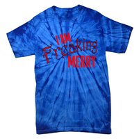 I Am Freaking Merry Red Christmas Spirit Gift Tie-Dye T-Shirt