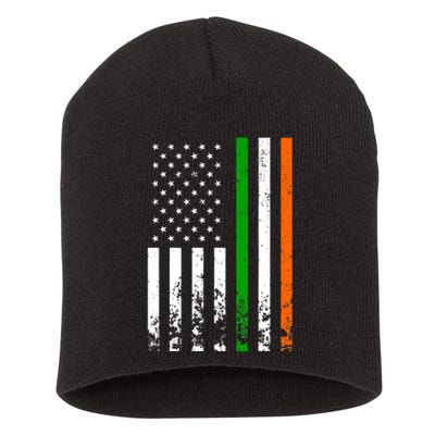 Irish American Flag Ireland Flag ST PATRICKS DAY Gift Lucky Short Acrylic Beanie