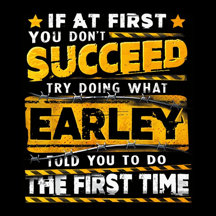 If At First You DonT Succeed Try Doing What Earley Cooling Performance Crew T-Shirt