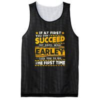 If At First You DonT Succeed Try Doing What Earley Mesh Reversible Basketball Jersey Tank