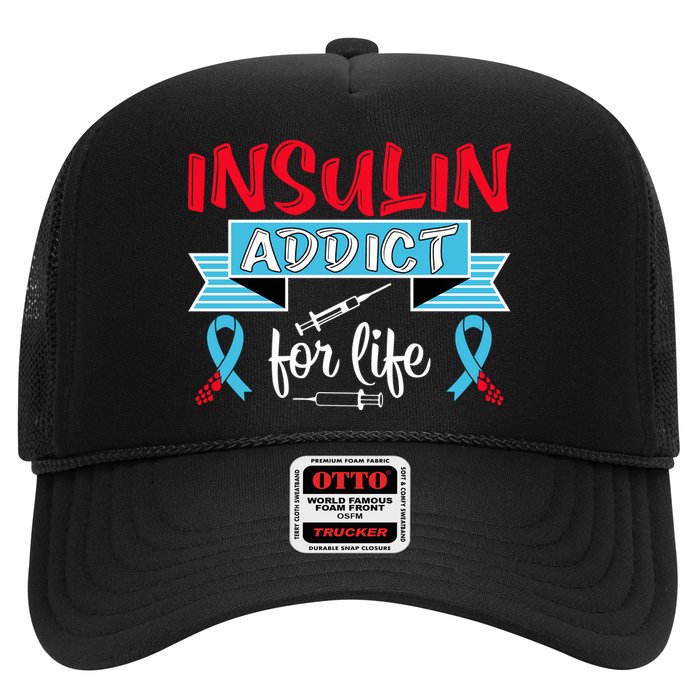 Insulin Addict For Life Diabetes Awareness Trucker Hat