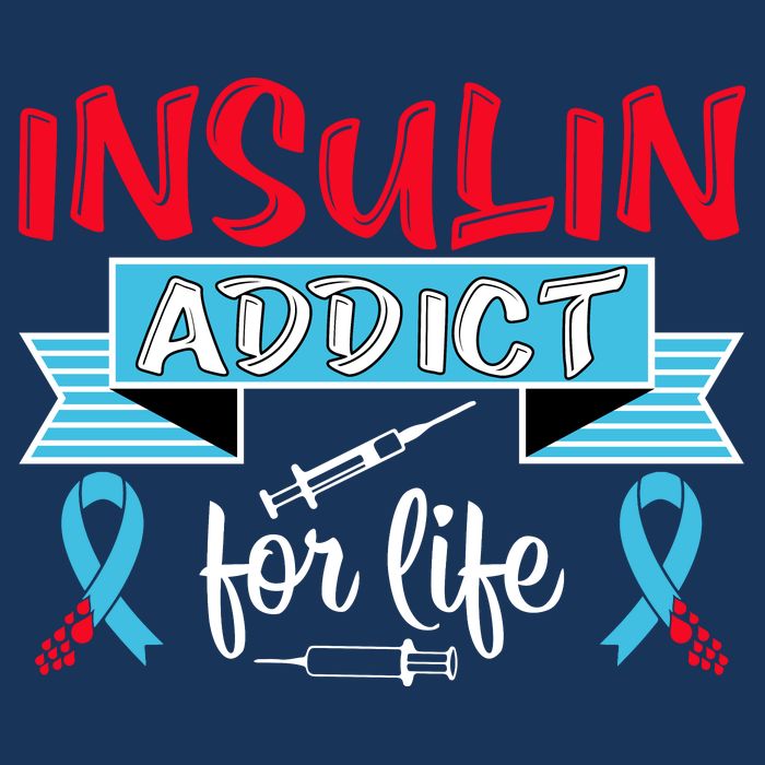 Insulin Addict For Life Diabetes Awareness Cooling Performance Crew T-Shirt