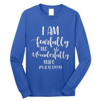 I Am Fearfully And Wonderfully Made Psalm 13914 Christian Meaningful Gift Long Sleeve Shirt