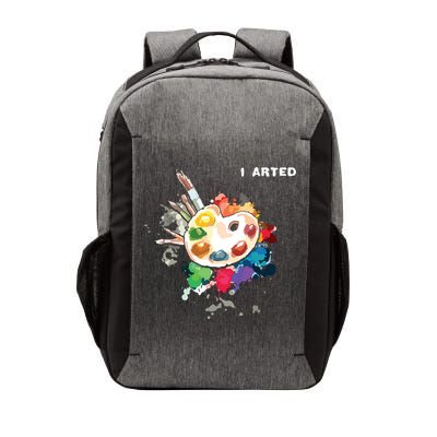 I Arted Funny Art Cool Graphic Colorful Artist Vector Backpack