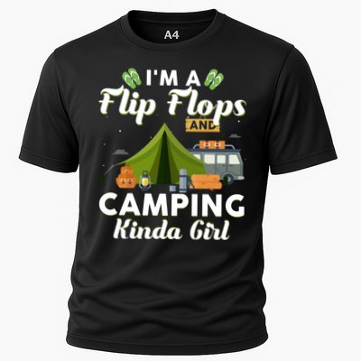 I'm A Flip Flops And Camping Kinda Gi Rl Performance Shirt