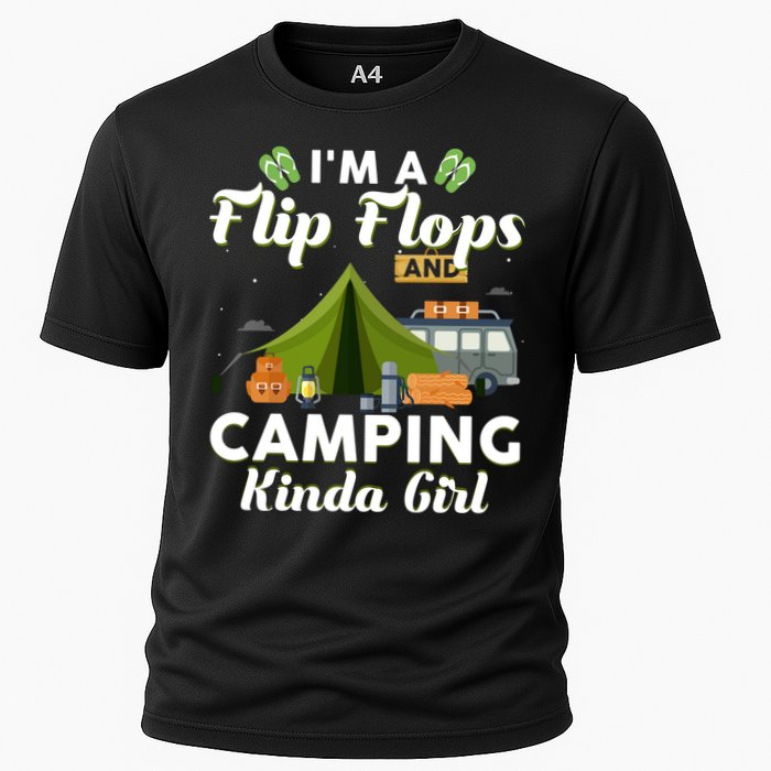 I'm A Flip Flops And Camping Kinda Gi Rl Performance Shirt