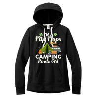 I'm A Flip Flops And Camping Kinda Gi Rl Women's Fleece Hoodie