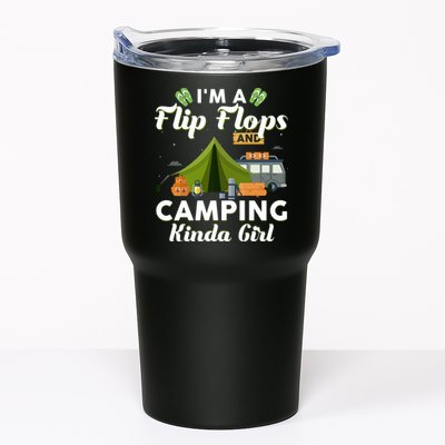 I'm A Flip Flops And Camping Kinda Gi Rl Tumbler