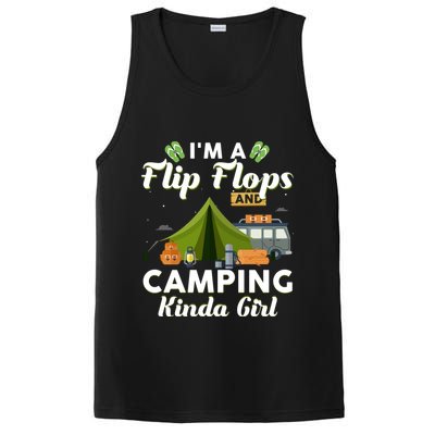 I'm A Flip Flops And Camping Kinda Gi Rl PosiCharge Competitor Tank