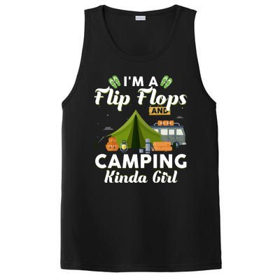 I'm A Flip Flops And Camping Kinda Gi Rl PosiCharge Competitor Tank