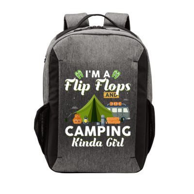 I'm A Flip Flops And Camping Kinda Gi Rl Vector Backpack