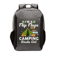 I'm A Flip Flops And Camping Kinda Gi Rl Vector Backpack