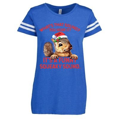 Its A Funny Squeaky Sound Christmas Squirrel Enza Ladies Jersey Football T-Shirt