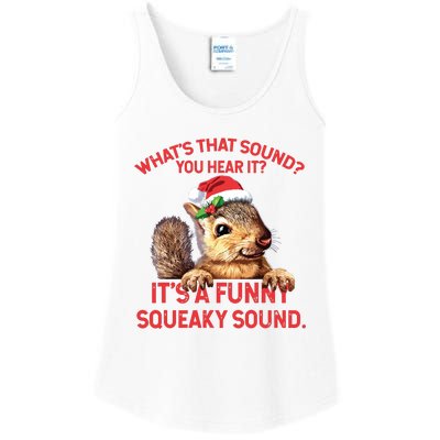 Its A Funny Squeaky Sound Christmas Squirrel Ladies Essential Tank