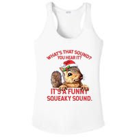 Its A Funny Squeaky Sound Christmas Squirrel Ladies PosiCharge Competitor Racerback Tank