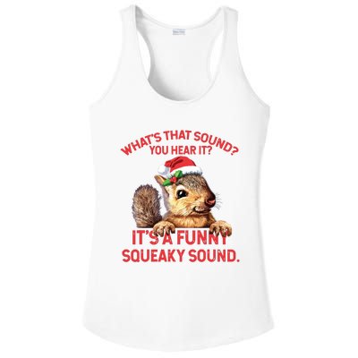 Its A Funny Squeaky Sound Christmas Squirrel Ladies PosiCharge Competitor Racerback Tank