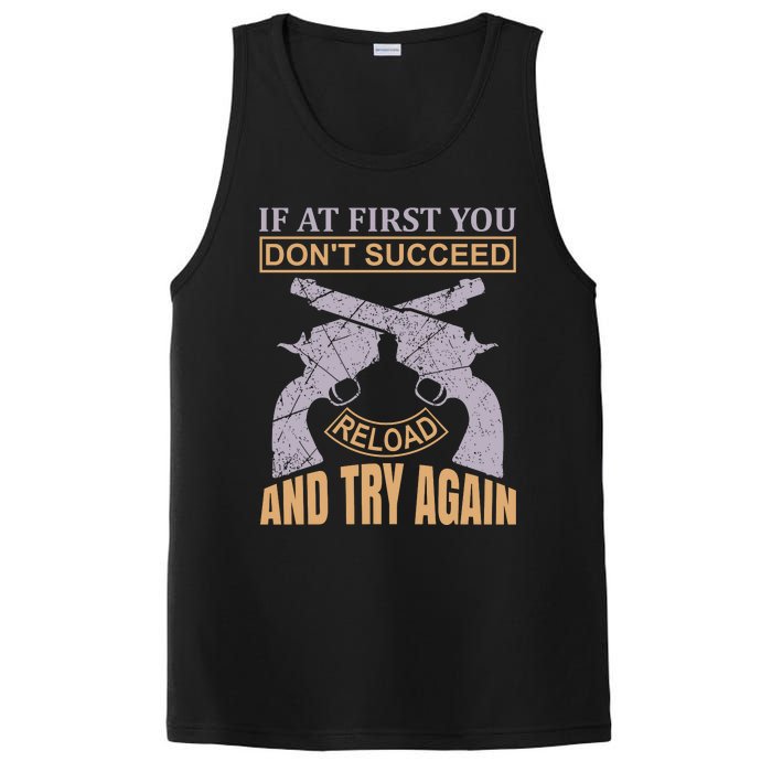 If At First You Don't Succeed Reload And Try Again PosiCharge Competitor Tank