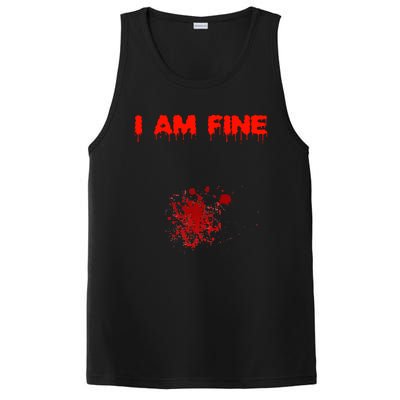 I Am Fine Funny Gift PosiCharge Competitor Tank