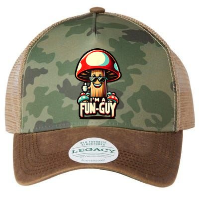 IM A Funguy Amusing Mushroom EnthusiastS Funny Pun Legacy Tie Dye Trucker Hat