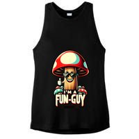 IM A Funguy Amusing Mushroom EnthusiastS Funny Pun Ladies PosiCharge Tri-Blend Wicking Tank