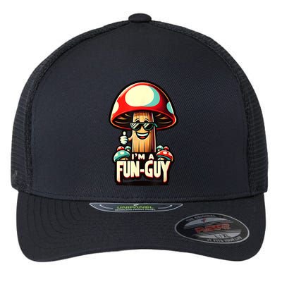 IM A Funguy Amusing Mushroom EnthusiastS Funny Pun Flexfit Unipanel Trucker Cap