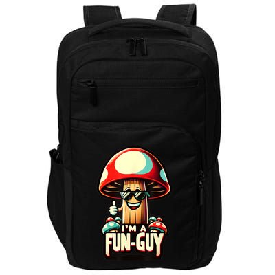 IM A Funguy Amusing Mushroom EnthusiastS Funny Pun Impact Tech Backpack