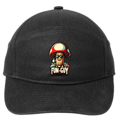 IM A Funguy Amusing Mushroom EnthusiastS Funny Pun 7-Panel Snapback Hat