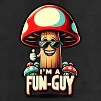 IM A Funguy Amusing Mushroom EnthusiastS Funny Pun 25L Jumbo Tote