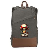 IM A Funguy Amusing Mushroom EnthusiastS Funny Pun Cotton Canvas Backpack