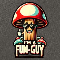 IM A Funguy Amusing Mushroom EnthusiastS Funny Pun Cotton Canvas Backpack