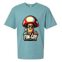 IM A Funguy Amusing Mushroom EnthusiastS Funny Pun Sueded Cloud Jersey T-Shirt