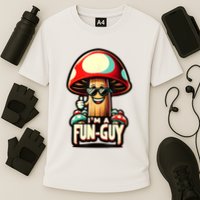 IM A Funguy Amusing Mushroom EnthusiastS Funny Pun Performance Shirt
