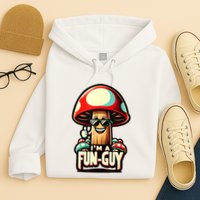 IM A Funguy Amusing Mushroom EnthusiastS Funny Pun Hoodie