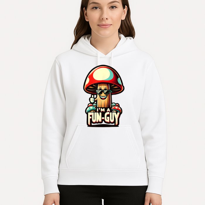 IM A Funguy Amusing Mushroom EnthusiastS Funny Pun Hoodie