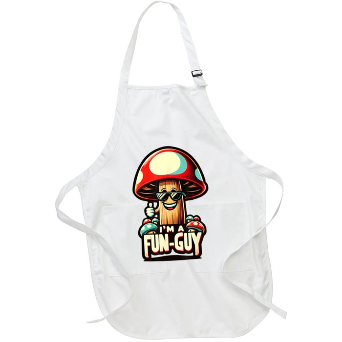 IM A Funguy Amusing Mushroom EnthusiastS Funny Pun Apron