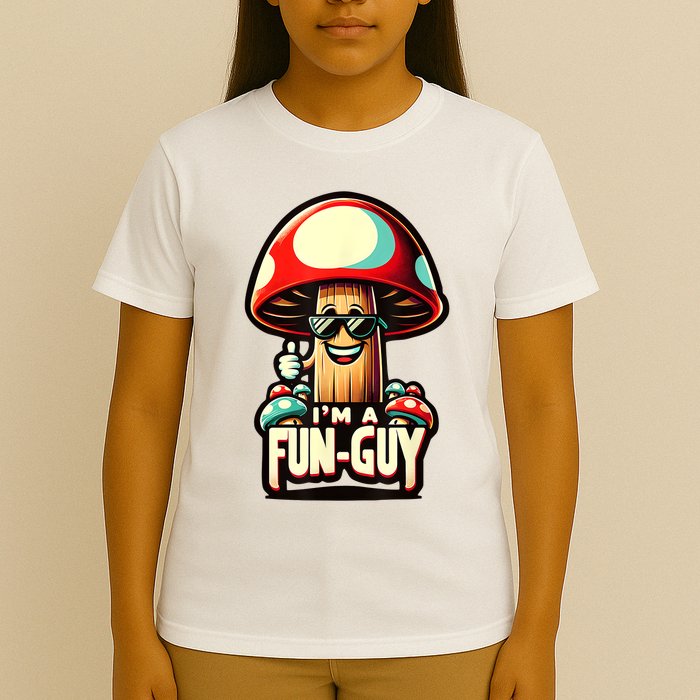 IM A Funguy Amusing Mushroom EnthusiastS Funny Pun T-Shirt