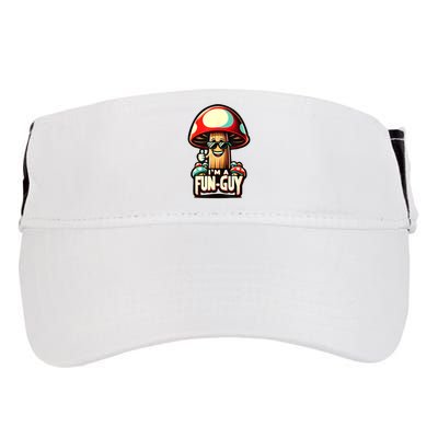 IM A Funguy Amusing Mushroom EnthusiastS Funny Pun Adult Drive Performance Visor