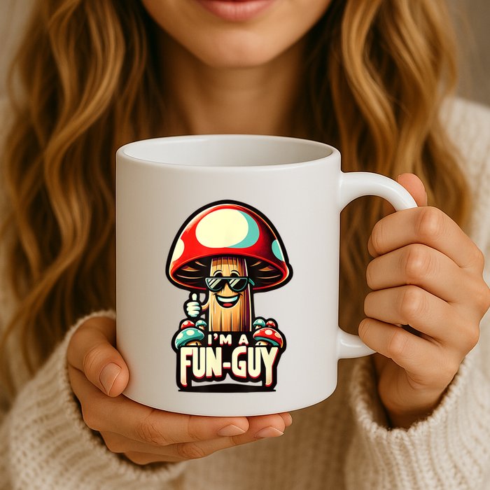 IM A Funguy Amusing Mushroom EnthusiastS Funny Pun Mug