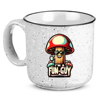 IM A Funguy Amusing Mushroom EnthusiastS Funny Pun 15oz Campfire Ceramic Mug