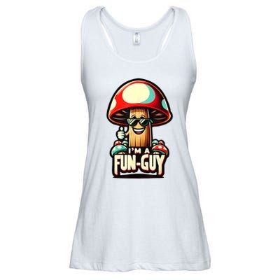 IM A Funguy Amusing Mushroom EnthusiastS Funny Pun Ladies Essential Flowy Tank