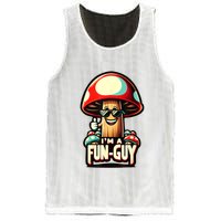 IM A Funguy Amusing Mushroom EnthusiastS Funny Pun Mesh Reversible Basketball Jersey Tank