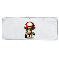 IM A Funguy Amusing Mushroom EnthusiastS Funny Pun Large Microfiber Waffle Golf Towel